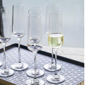 Haonai 8oz Champagne Glass Flute Champagne flute Glass break-resistant glass, BPA-free, Dishwasher-safe